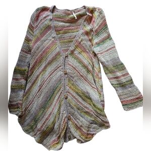 Rare Free People Vintage Style Cardigan
